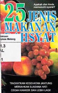 25 Jenis Makanan Dahsyat