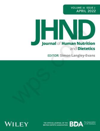 Journal Of Human Nutrition and Dietetics