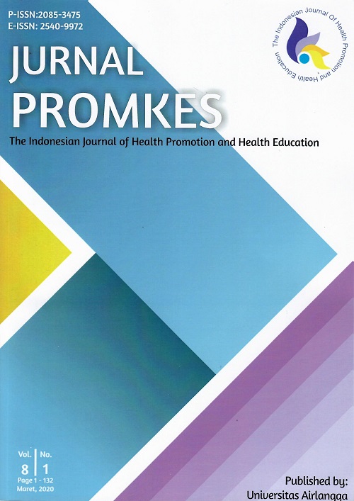 JURNAL PROMKES : The Indonesian Journal Of Health Promotion and Health Education 