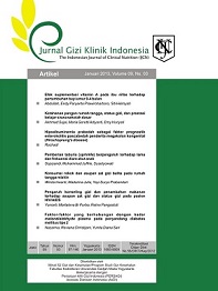 Jurnal Gizi Klinik Indonesia 