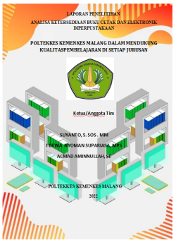 ANALISA KETERSEDIAAN BUKU CETAK DAN ELEKTRONIK DI PERPUSTAKAAN 